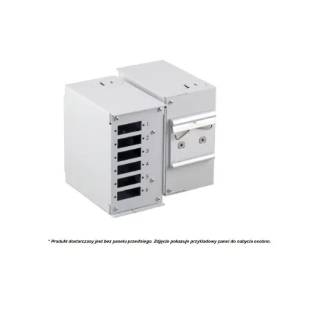 Przełącznica Na Szynę Din Na 6 Lub 12 Adapterów Bez Panelu